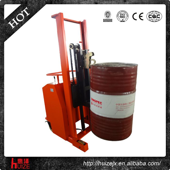 半電動(dòng)配重油桶車（無底腿，只堆垛，不翻轉(zhuǎn)）3
